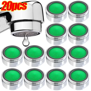 20-1PC ก๊อกน้ํา Aerator FILTER เปลี่ยนก๊อกน้ําประหยัดน้ํา Bubbler TAP หัวฉีดอ่างล้างจานก๊อกน้ําตัวกรองปากห้องน้ําอะไหล่ 1