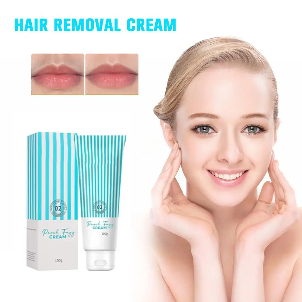 

Facial Hair Removal Cream Moisturizing Depilatory Cream For Women Delicate Face Areas Upper Lip Chin And Face Hair Remover L1Y3