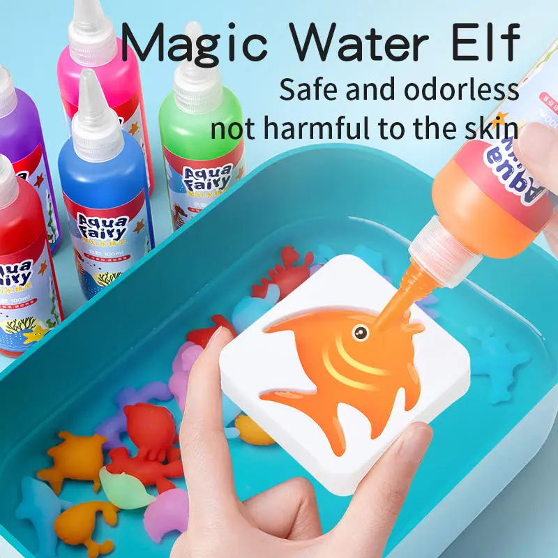 Magic Water Elf Kids DIY Toys Kit Creative DIY Magic Water Elf Toy Handmade Kit for Kids Birthday Children's Day Gifts 10 Colors