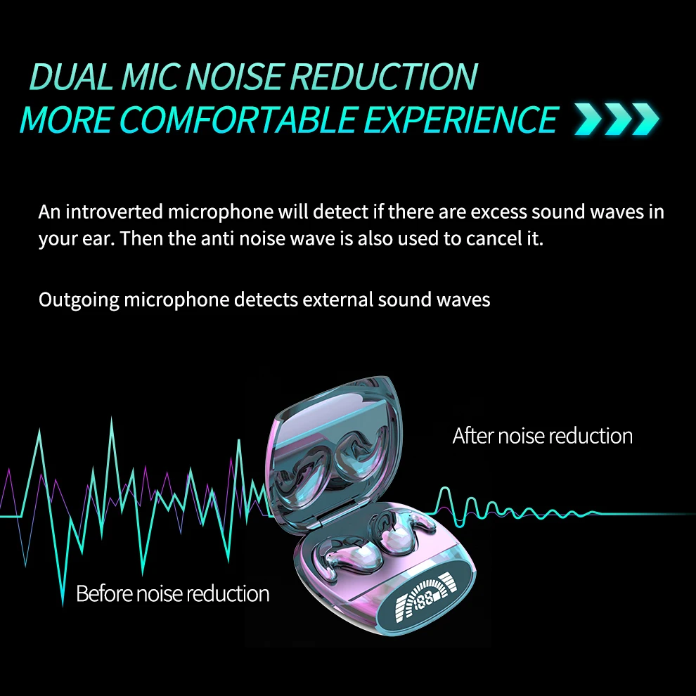 Xiaomi Invisible Noise-Cancelling Wireless Sports Earbuds