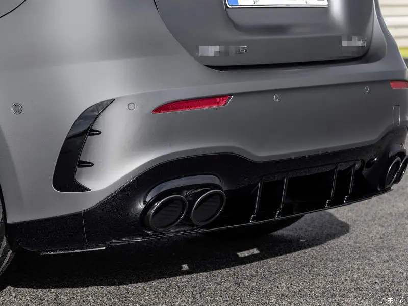 Für Mercedes Benz A-Klasse W177 Schrägheck A180 A200 A220 A250 A35 2019+ Heckstoßstangen-Zierleiste Spoiler-Aufkleber Kotflügel-Canards Flossen – Detail 4