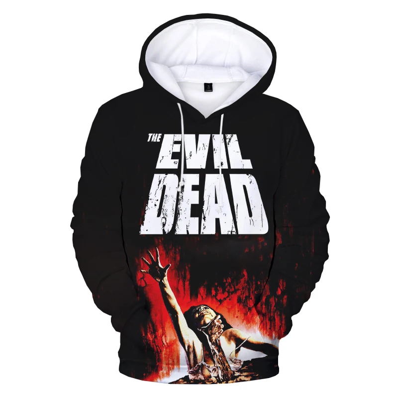 

2023 Horror Movies Ash VS Evil Dead 3D Printed Hoodies Men Women Sweatshirt Horror Harajuku Hip Hop Halloween Hoodies 2XS-5XL