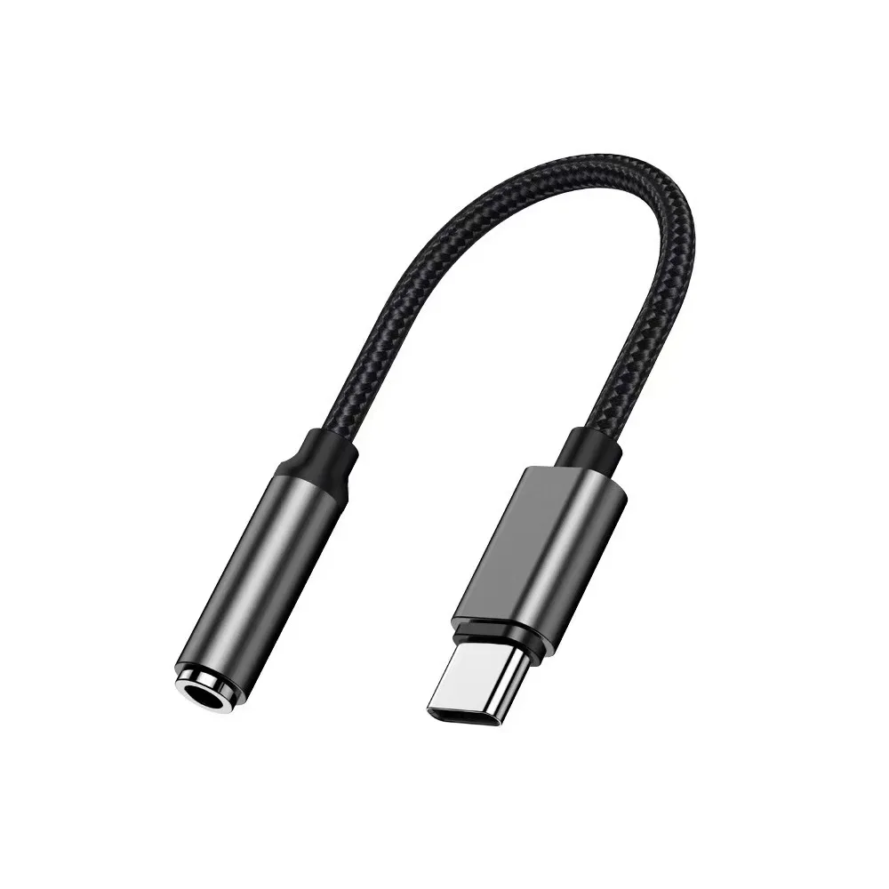 USB Type-C to 3.5mm Aux Audio Adapter Cable Converter