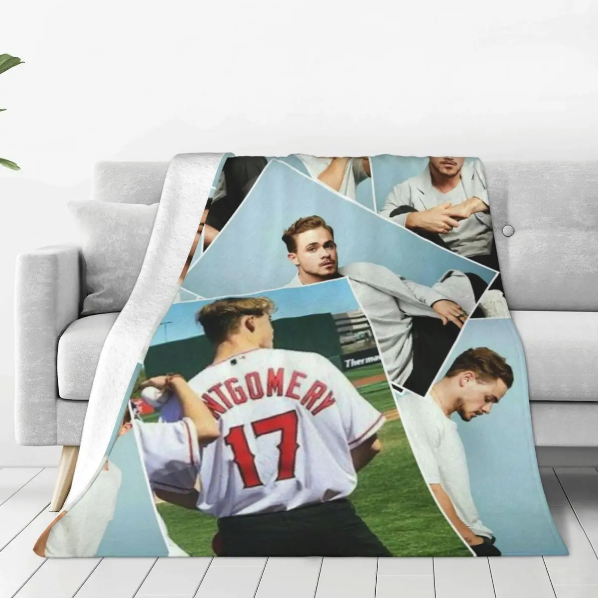 

Dacre Montgomery Blankets Velvet Textile Decor Tv Show Actor Multi-function Super Warm Throw Blanket for Bed Outdoor Quilt