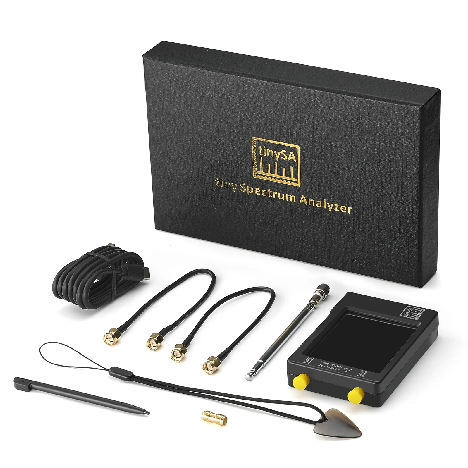 2.8 inch Display 100kHz to 960MHz Hand held Analyzer with ESD Proteced 6