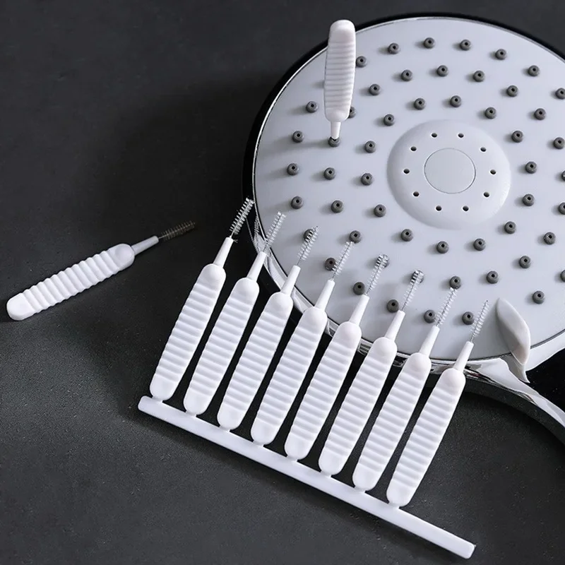 10/50/100/200PCS Shower Cleaning Brush Bathroom Micro Nylon Brush Nozzle Anti-blocking Cleaning Tools Bathroom Accessories 4