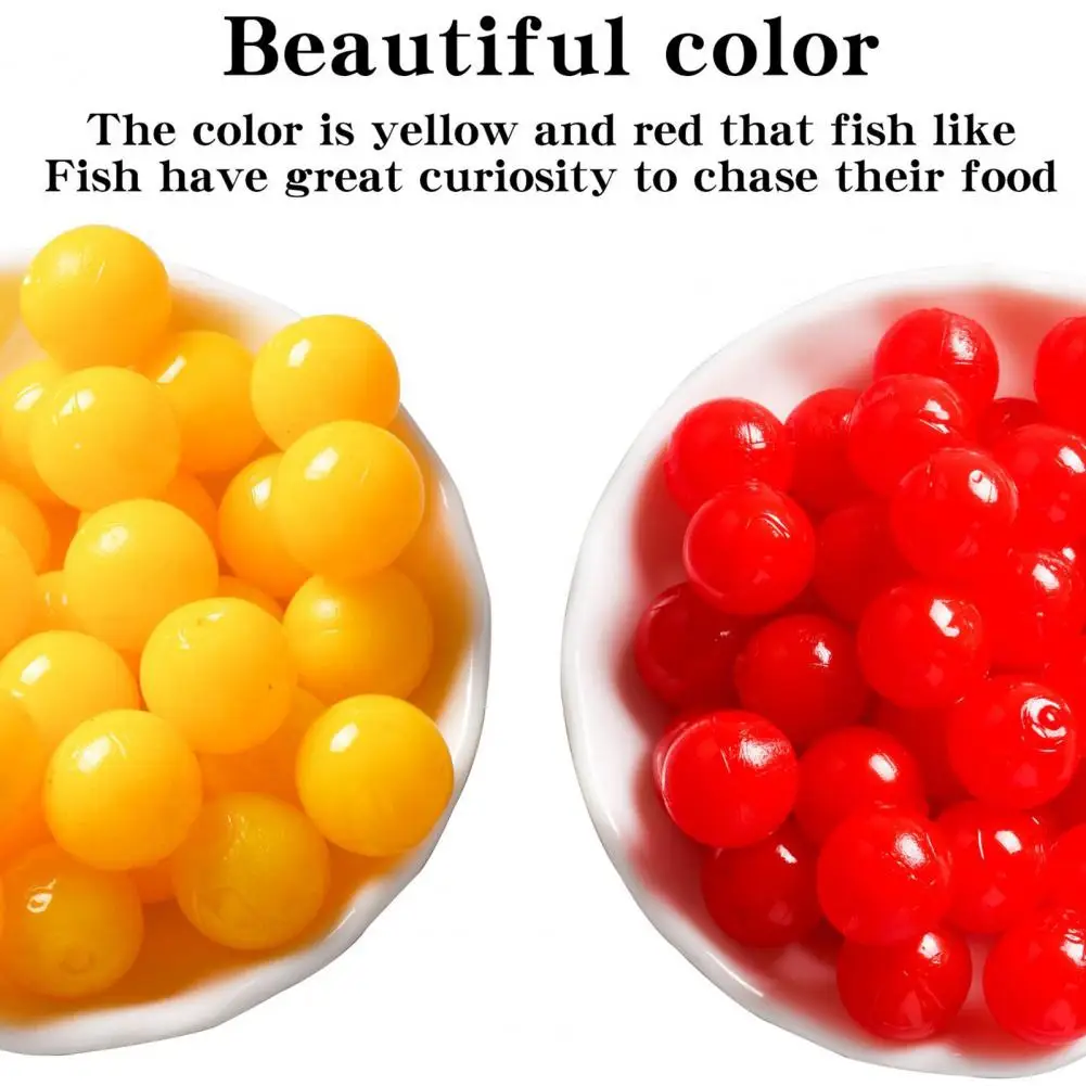 Fishing Bead Mini Reusable Strawberry/Corn Flavor Silicone Float Bite