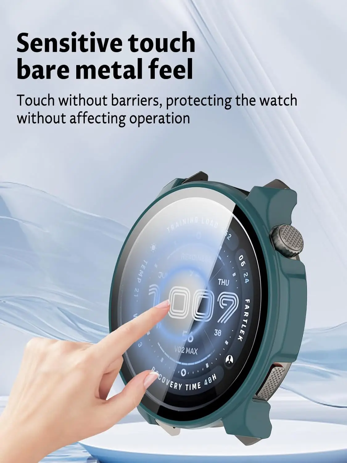All-Around Protective Bumper Case with Screen Protector - Scratch Resistant Cover and Accessories