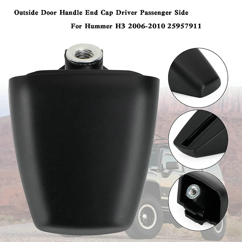 Chrome Outside Door Handle End Cap For 06-10 Hummer H3 - Front Or Rear
