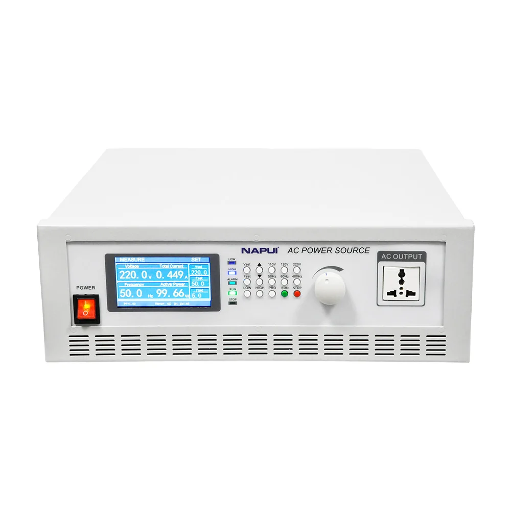 

AC Power Source PA9510 45HZ-400HZ 0-1KW 1KVA Programmable Control Variable Frequency AC Power Supply