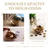 Golden Piggy Bank Clear Transparent Saving Pot for Bills Daily Savings Cute Children Gift Glass Money Pot Decorative 3