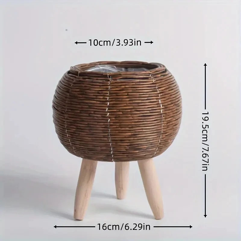 plant stand Creative triangular plastic for succulents small plants desktop flower pot holder