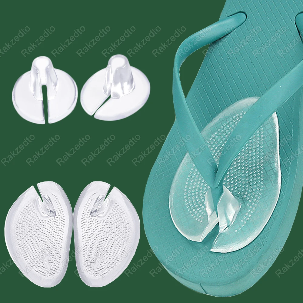 Silicone Pads shoe insoles forefoot pads toe pads for Shoes Women Men Forefoot Insert Foot Toe Pads for High Heels Sandals Flip Flops Slippers Non-slip Gel Insoles