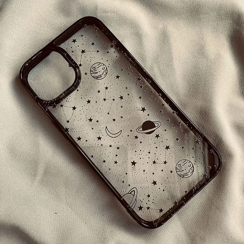 Starry Sky Hard Clear Phone Case Cover
