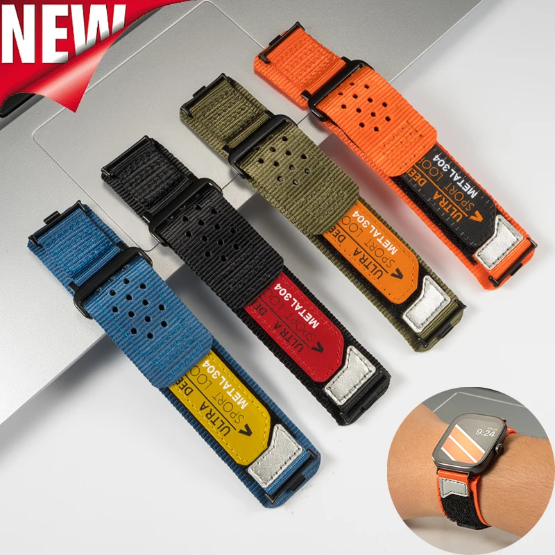 Nylon Smartwatch Strap Bracelet Wristband Replacement Correa