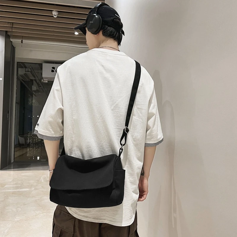 Shoulder Bag Large Capacity Bags for Girl Boy Multi-purpose Canvas Bag