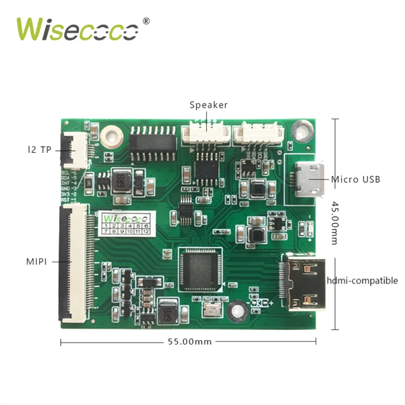Wisecoco 8.8 인치 1920x480 뻗어 바 IPS 디스플레이 용량 성 터치 스크린 TFT 모듈, 라즈베리 파이 Aida64 하위 모니터 60hz