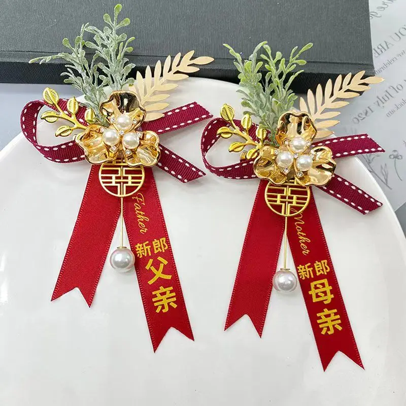 

Lovegrace Wedding Men Groom Corsages and Boutonnieres White Rose Silk Vintage Brooch Party Bridal Prom Decoration Accessories