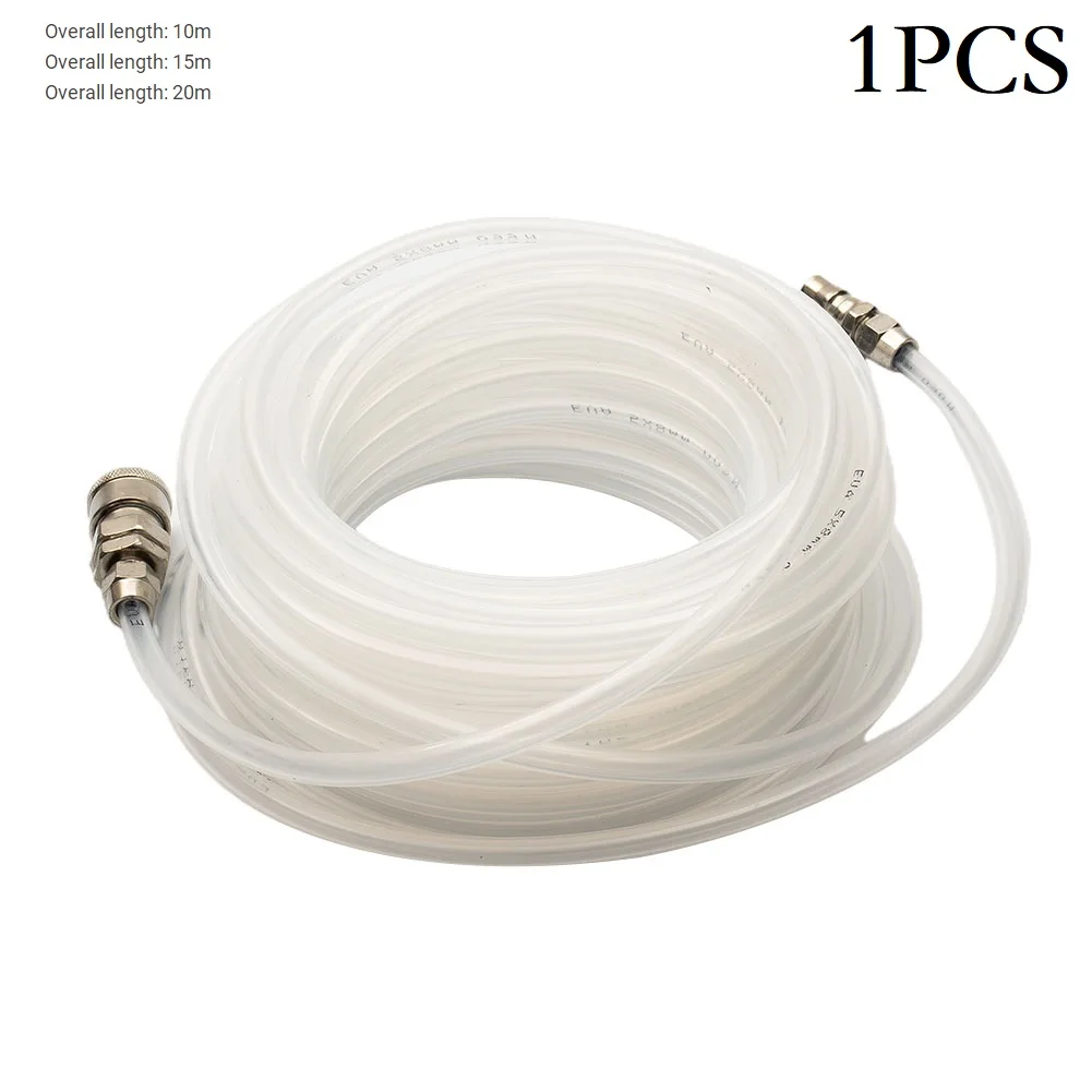 Pneumatic Air Compressor Hose with Quick Connector and Multitool Accessories