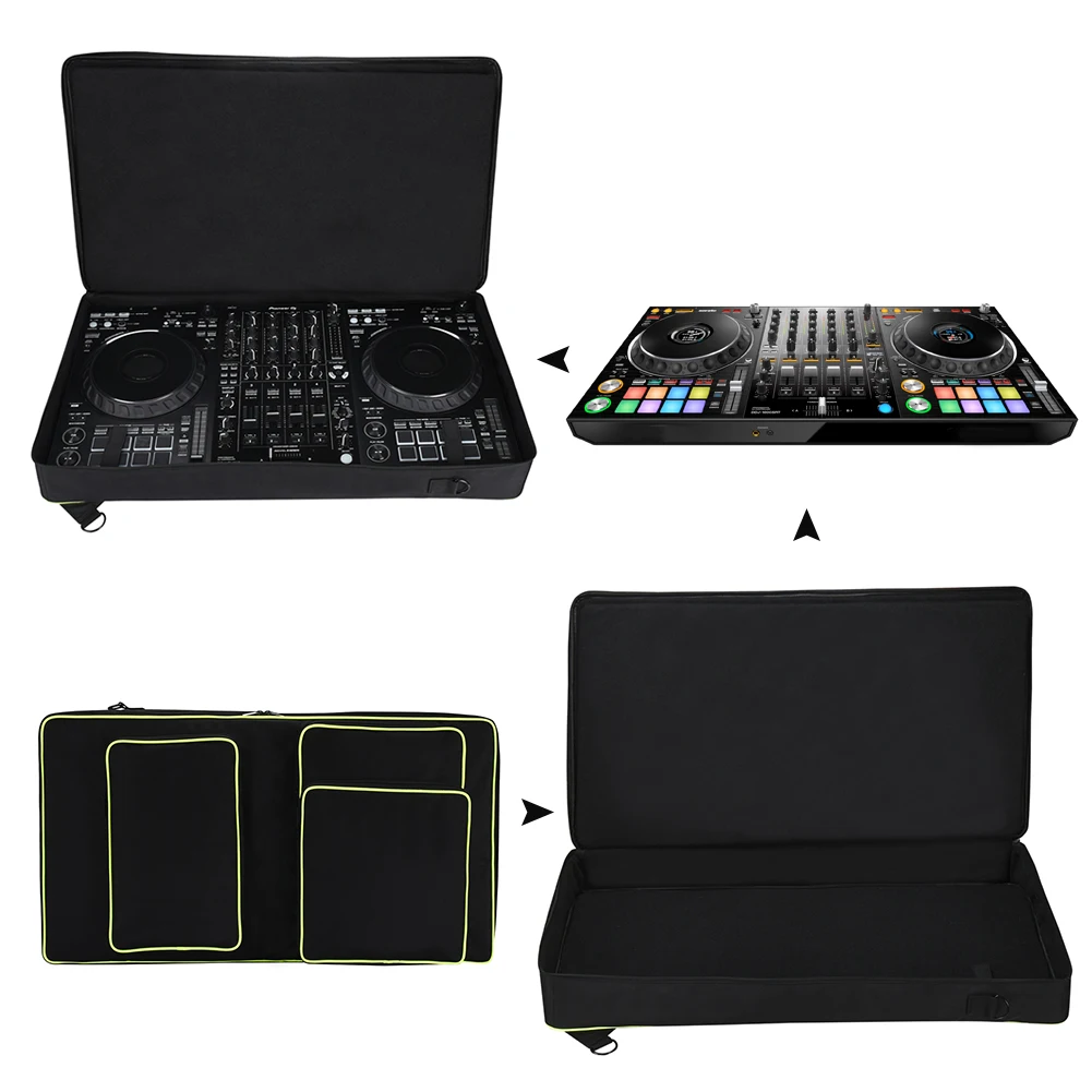 Carrying Case Anti-scratch Shoulder Bag Backpack Thickened Inner Liner Adjustable Shoulder Strap for Pioneer DJ DDJ-FLX10