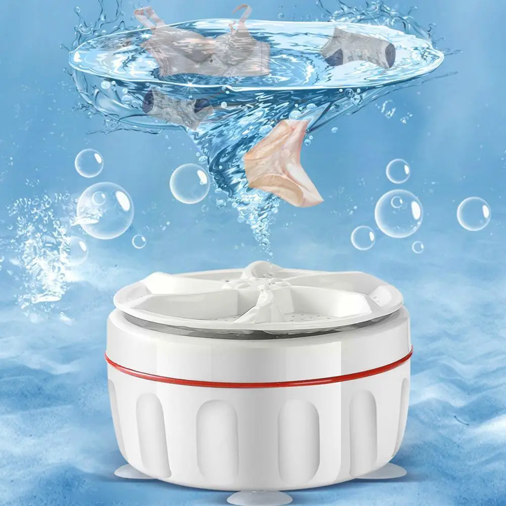 Mini Washing Machine Usb Rotating Portable Washing Machine For Socks