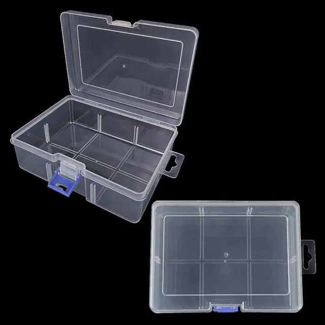 Scatole Organizer Per Perline E Gioielli - 2 Pezzi Con 28 Griglie Removibili - Foto 4