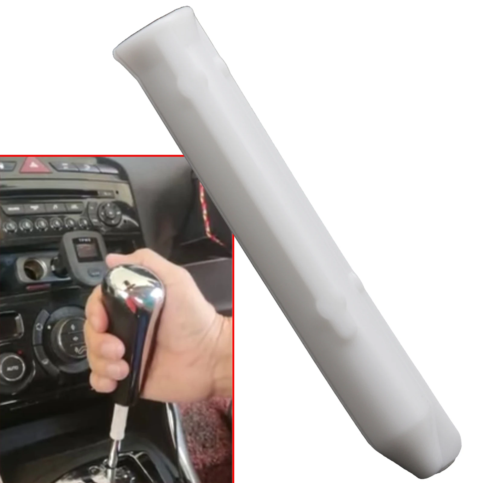 

Gear Shift Knob Stick Rod Shifter Lever Pen Adapter Inner Sleeve For Peugeot 301 Citroen C-Elysee IKCO Tara 2012 2013 2014 2020