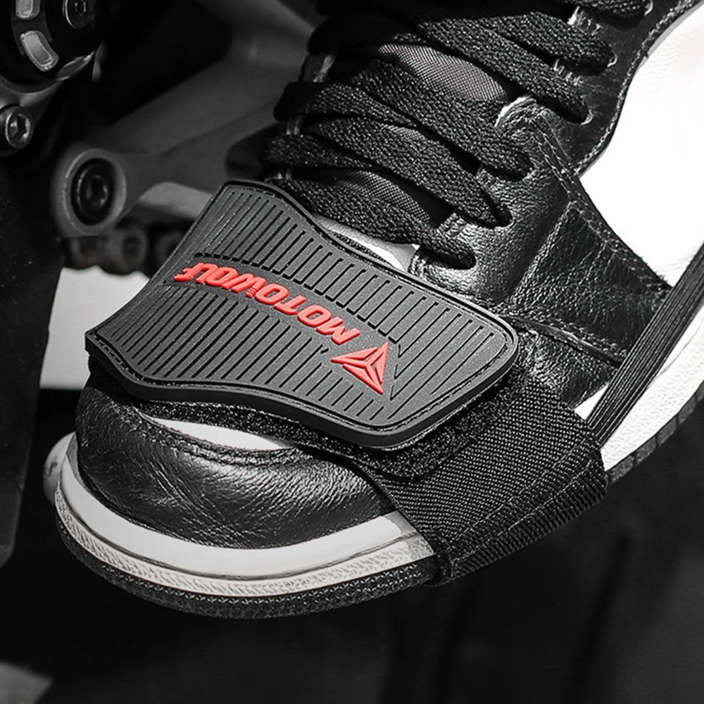 Motorcycle gear shift pad boot protector anti-skid cover