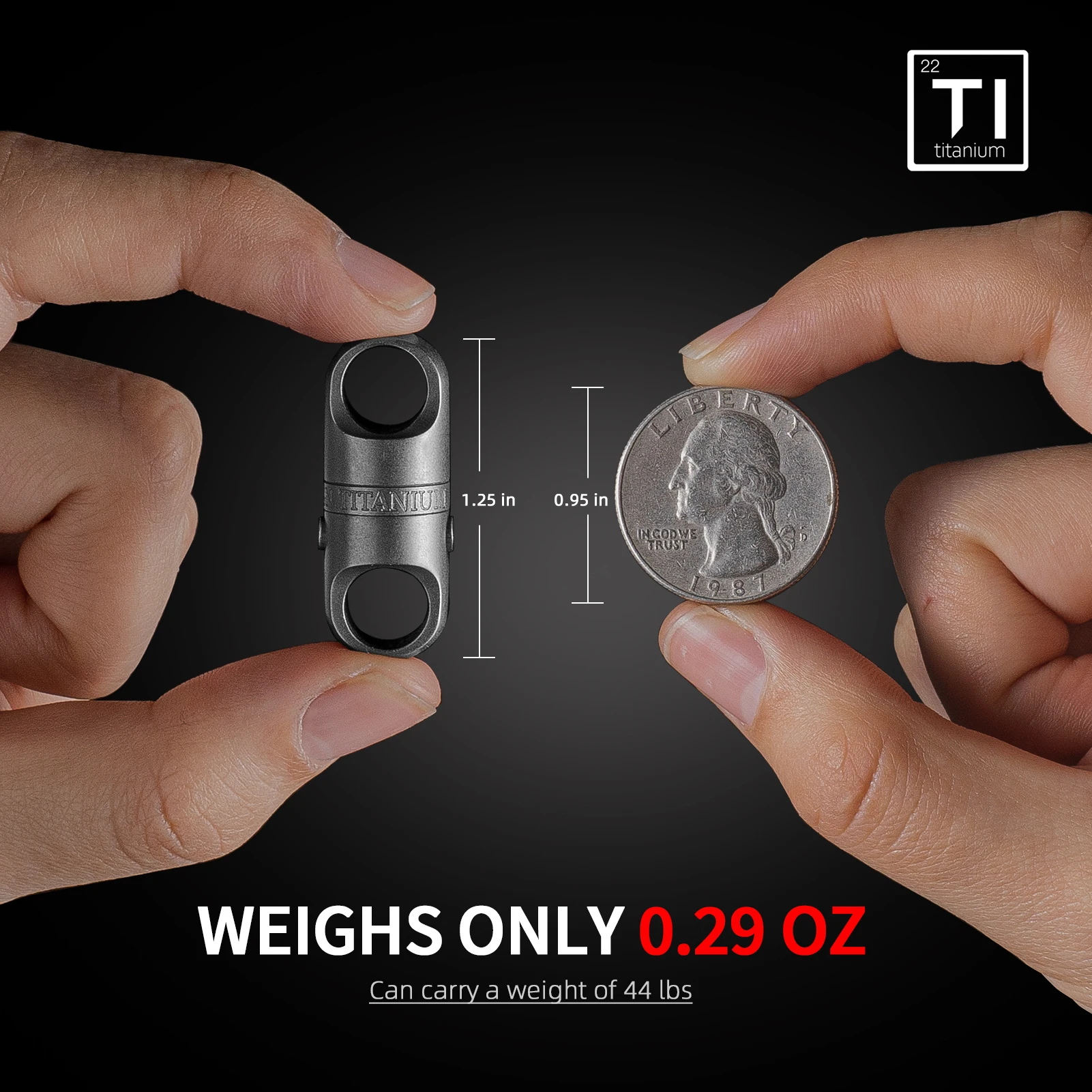 Titanium Magnetic Key Holder,black,Quick Release Keychain, Detachable Magnetic Keychain, Safely Lock System-360 ° Rotatablblack 6