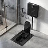 *L Toilet Water Tank With Cover Plate Small Apartment Potty Chair Shower Room 3