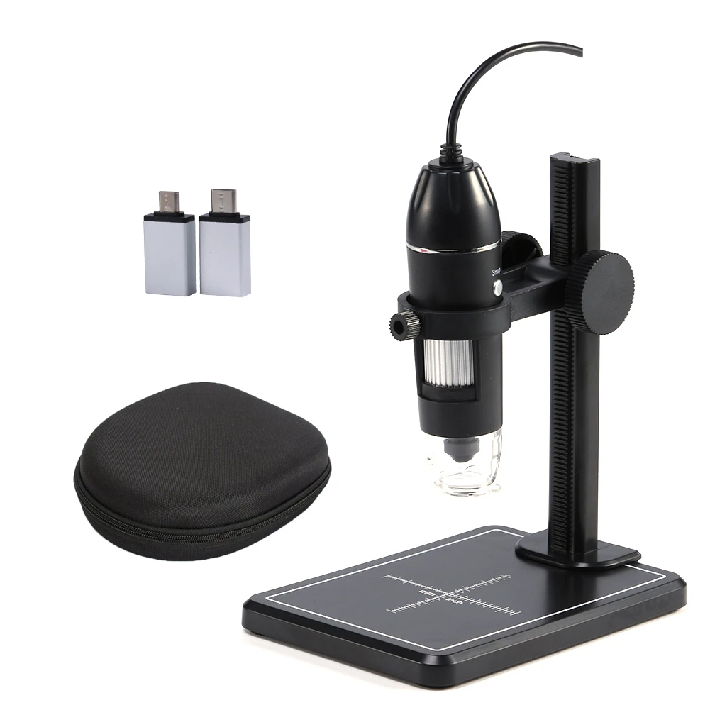 Digital Video Microscope Typec Micro Usb 1600x 8 Led Electronic