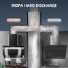 Stainless Steel Range Hood Top Side Three Exhaust Range Hood Kitchens Large Suction Range Hood 90cm Household 4