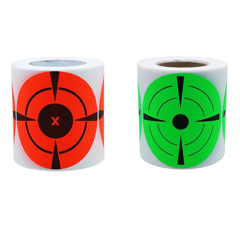 125pcs/Roll Shooting Target Adhesive Shoot Targets Splatter Reactive