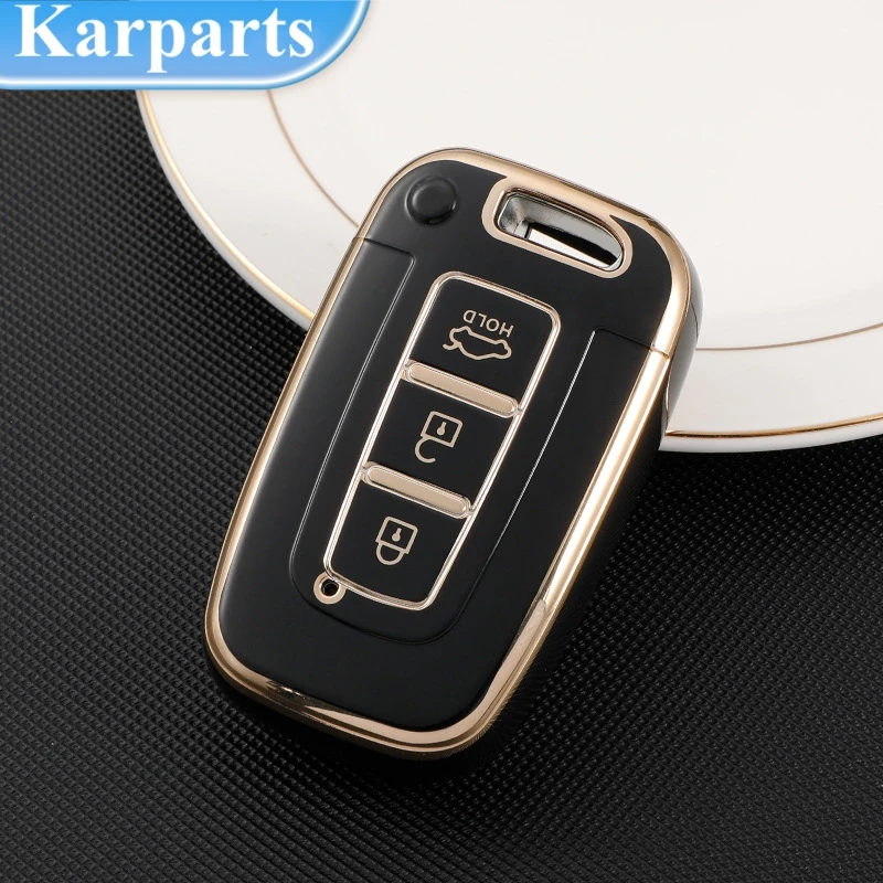 

Fashion Key Case Cover Fob 3 Button for Hyundai IX35 Elantra Sonata 8 9 for Kia Sportage K5 K2 Sorento Optima Forte 2011-2016