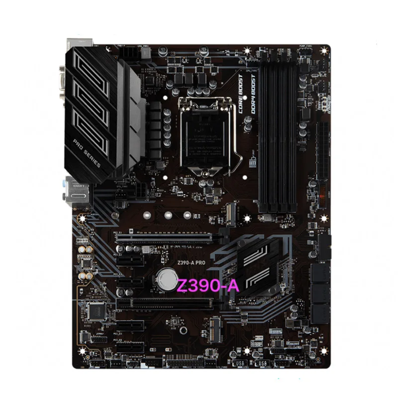 

Подходит для материнской платы MSI Z390-A PRO Desktop 64 Гб LGA 1151 DDR4 ATX, материнская плата 100% протестирована, полностью работает, бесплатная доставка