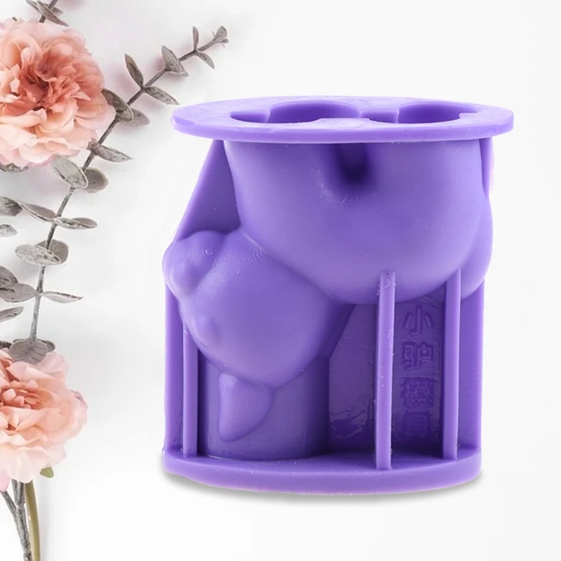 Little Donkey Epoxy Resin Mold Home Decoration Ornaments Silicone Mould DIY Crafts Plaster Casting Tools