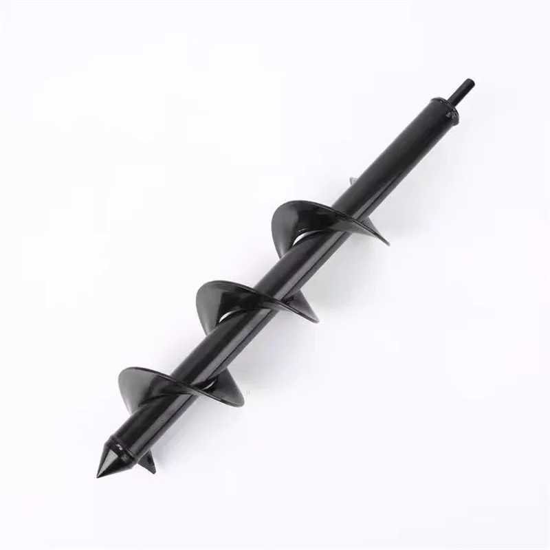 10x57cm Earth Auger Spiral Drill Bit Planter Drill Auger Yard Gardening Bedding Planting Hole Digger Replacement Garden Tools 5