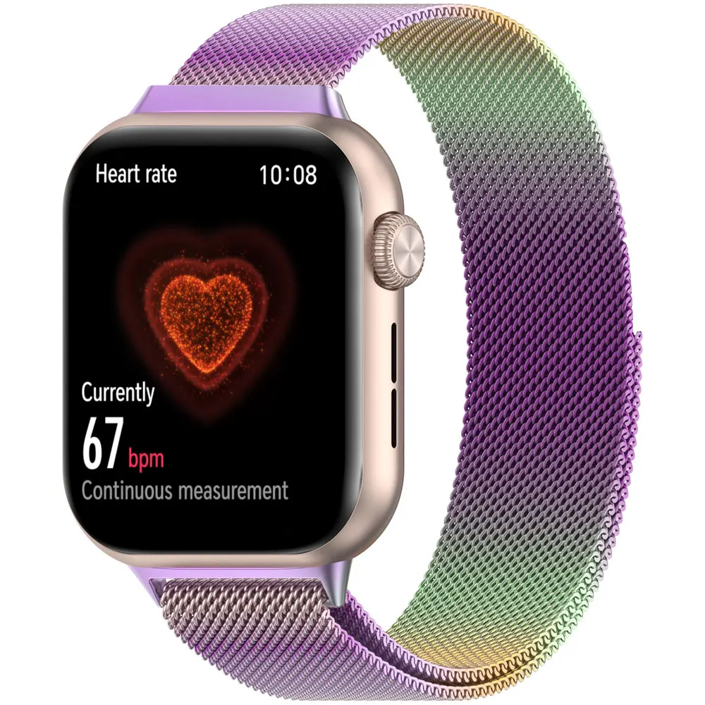 Magnetic Loop Stainless Steel Watchband Bracelet Strap