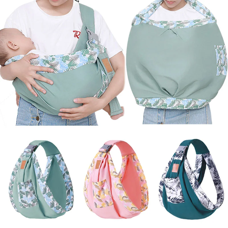 

Baby Wrap Newborn Sling Dual Use Infant Nursing Cover Carrier Mesh Fabric Breastfeeding Carriers Up Baby Carrier Backpack 0-36M