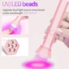 Battery Included Portable Nail Dryer Lamp UV LED Nail Light Quick Drying Light For Curing All Nail Gel Rechargeable Home 4