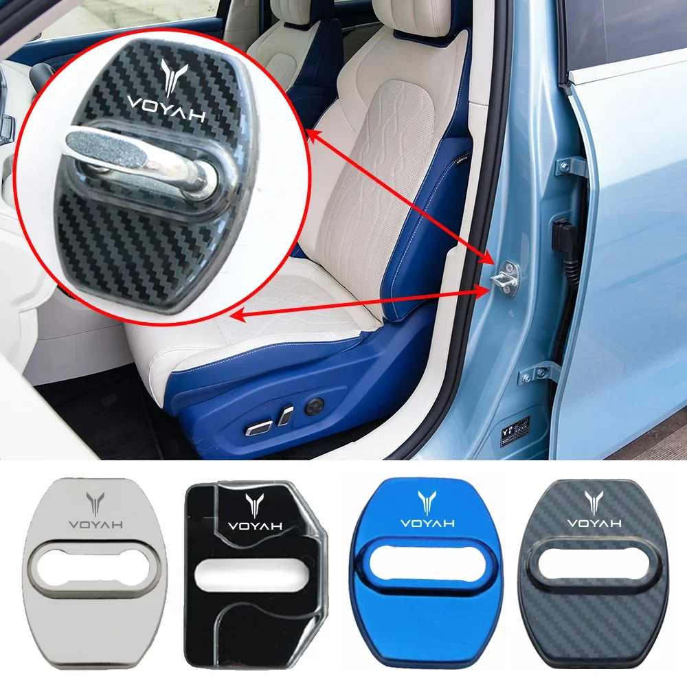 Cubierta de cerradura de puerta de coche, funda con emblema automático para DFL, DFM, DFSK, DFMC, Dongfeng, Voyah, Free Dreamer Passion H53, accesorios de estilo de coche