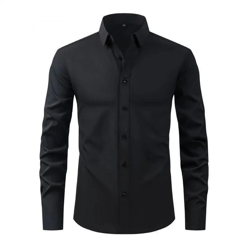 Men's Fashion Solid Color Business Shirt