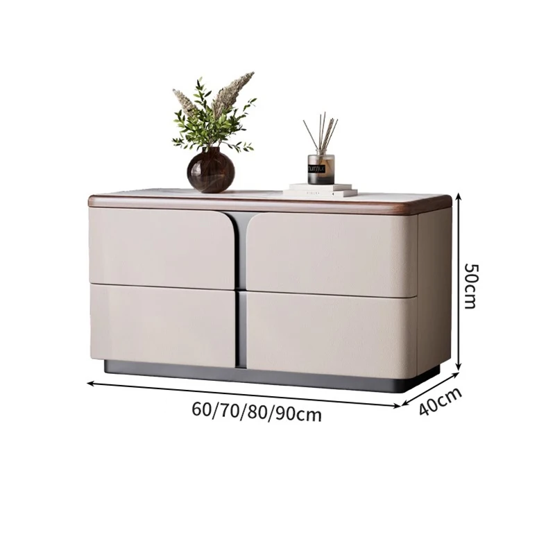 Elegant Unique Night Table European Aesthetic Creative Luxury Nightstand Modern Storage Mesitas De Noches Bedroom Furniture