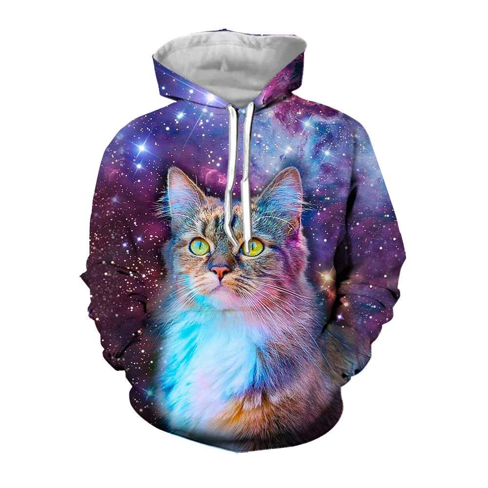 

Jumeast 3D Starry Sky Cat Printed Men Hoodies Streetwear Oversize Harajuku Fashion Hoodie Plus Size Aesthetic YK2 Kawaii Clothes