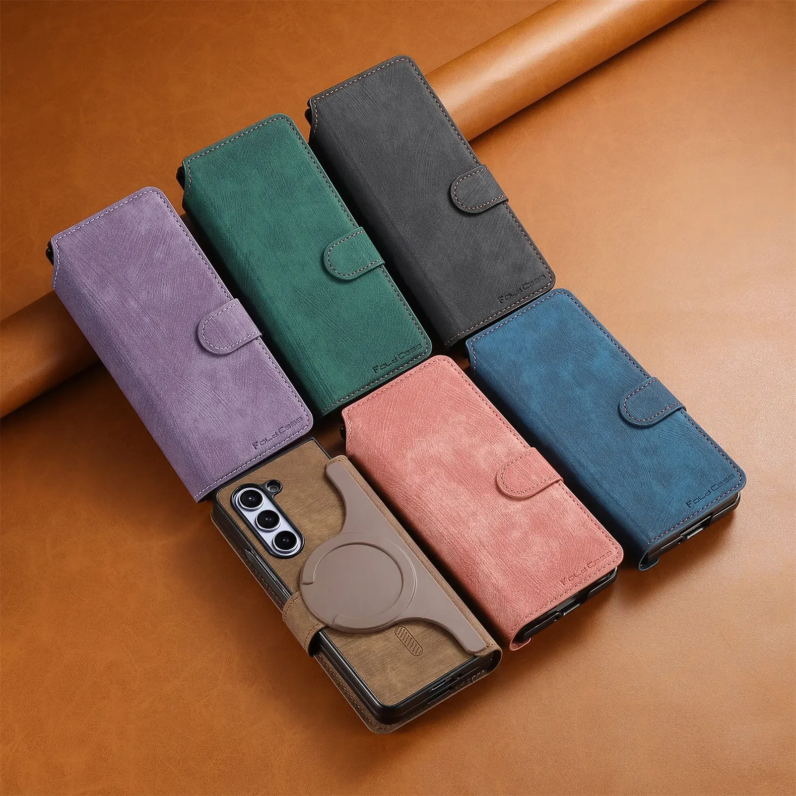 2-in-1 Detachable Wallet Flip Case with Magnetic Cover