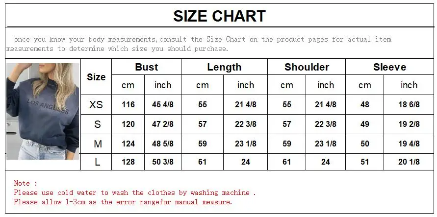 Fashion Simple Letter Print Sweatshirt Women O-neck Long Sleeve Autumn Winter Hoodie Sweatshirt Streetwear Retro Pullovers Top
