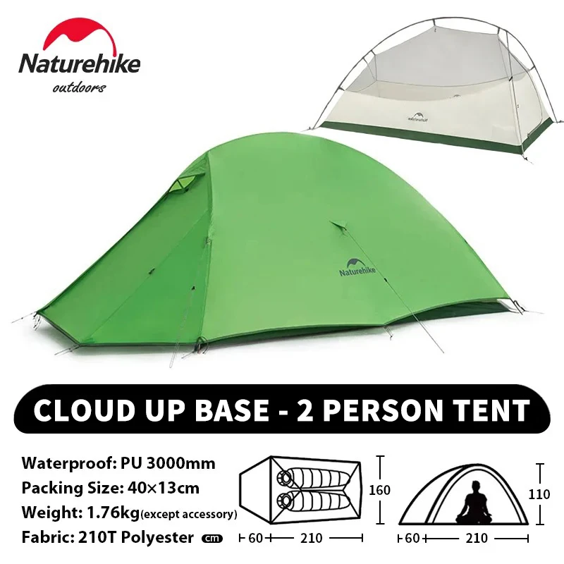 Naturehike Cloud Up 2X 美品 Naturehike Cloud Up 2 (1-2p) - Survive Your Festival