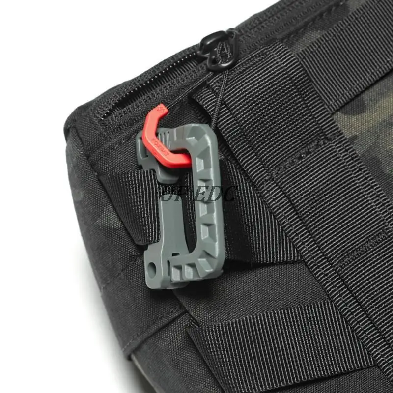 FOXBAT Zip Tail Rope Zip Head Magnetic Clip Modified Functional Tactical Crossbody Bag Rucksack Rope