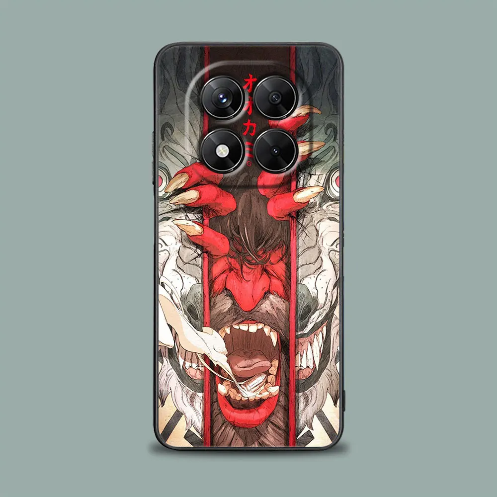 Japanese Art Samurai Ninja Soft Phone Case Cover