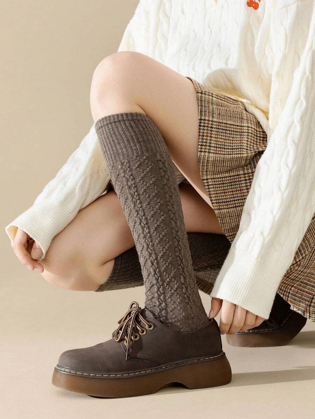 Fashionable Women's Slimming Calf Socks - Soft, Comfortable, and Versatile for Everyday Wear